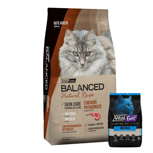 Alimento VitalCat Balanced Natural Recipe Cordero -7,5 Kg