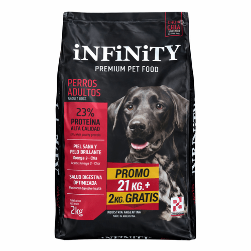 Alimento Infinity para Perro Adulto - 21+2 Kg