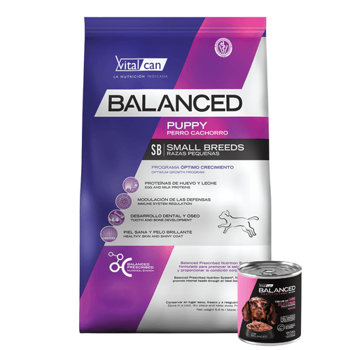 Alimento VitalCan Balanced Cachorro Pequeño - 7,5 Kg