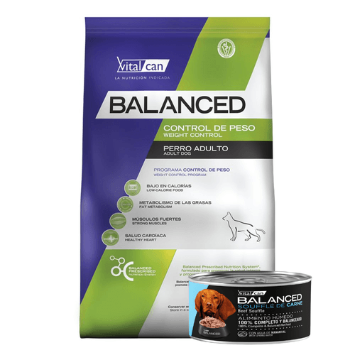 Alimento VitalCan Balanced Adulto Weight Control - 3 Kg