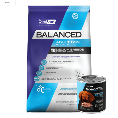 Alimento VitalCan Balanced Perro Adulto Mediano - 20 Kg