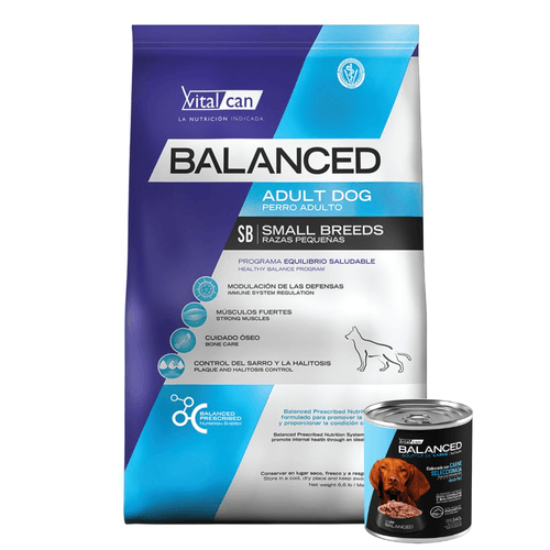 Alimento VitalCan Balanced Perro Adulto Pequeño - 7.5 Kg