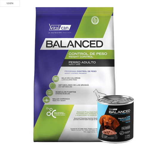 Alimento VitalCan Balanced Adulto Weight Control - 12 Kg
