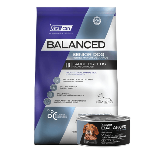 Alimento VitalCan Balanced Perro Senior Grande - 3 Kg