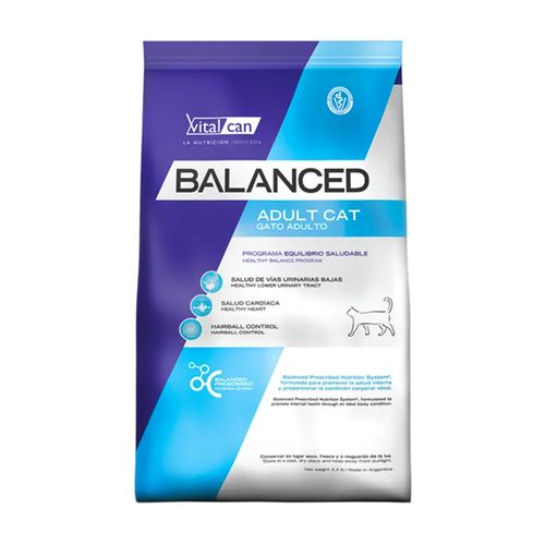 Alimento VitalCat Balanced Gato Adulto - 2 Kg