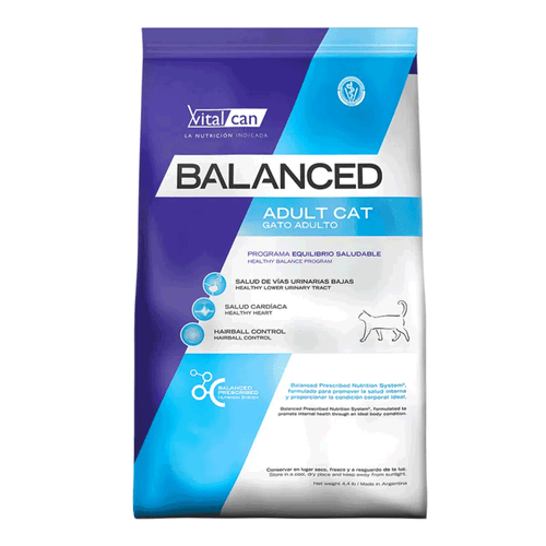 Alimento VitalCat Balanced Gato Adulto - 7,5 Kg
