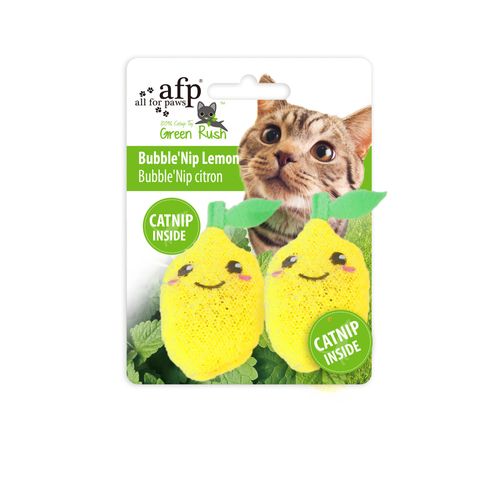 Juguete Para Gato Afp Green Rush Bubble’ Nip Limón