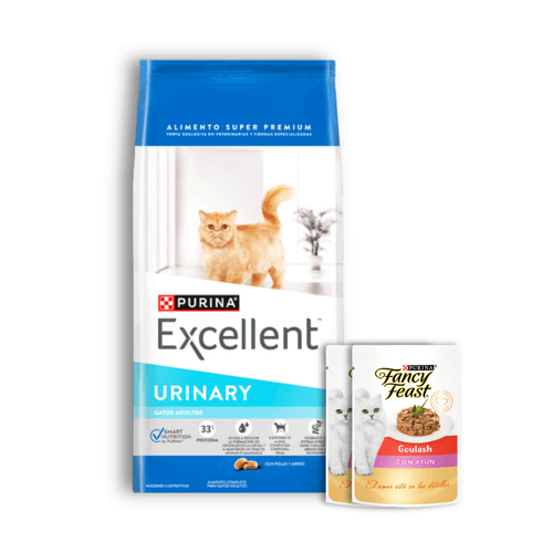 Alimento Excellent Gato Urinary Arroz y Pollo - 7,5 Kg
