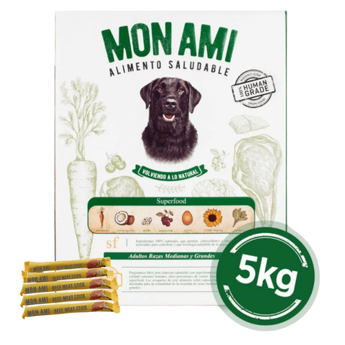 Alimento Mon Ami Perro Adullto Mediano Grande - 5 Kg