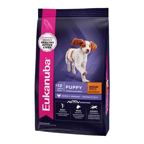 Alimento Eukanuba Perro Cachorro Raza Mediana - 15 Kg -OUT